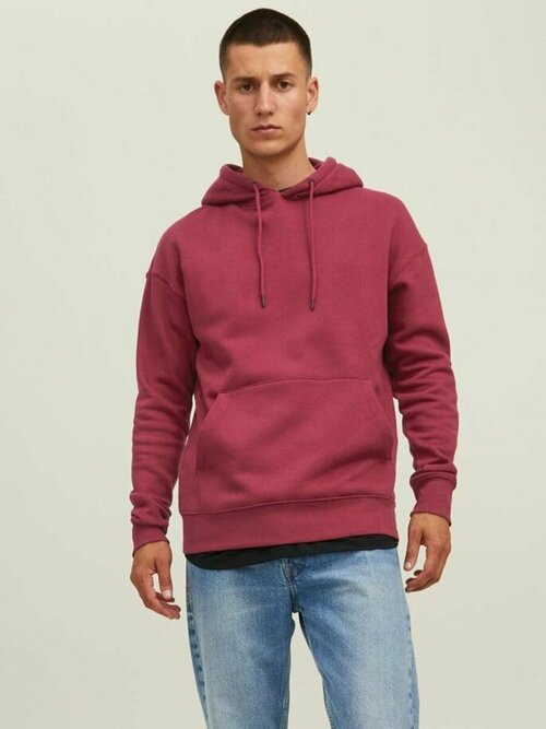 Худи Jack & Jones, размер 54, красный, розовый