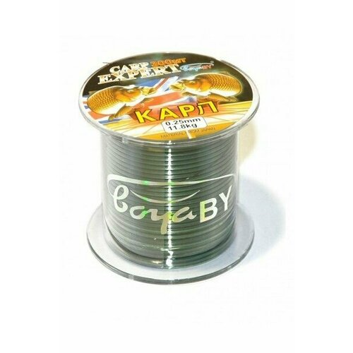 фото Леска carp expert 300 m. d 0.35 mm чёрно-зелёная boyaby