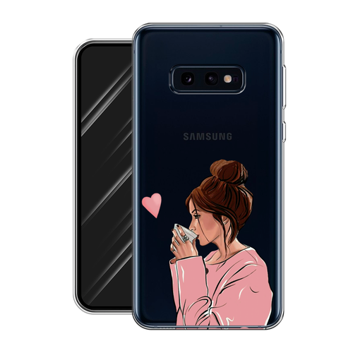 Силиконовый чехол на Samsung Galaxy S10E / Самсунг Галакси S10E Приготовлено с любовью, прозрачный силиконовый чехол голубая орхидея на samsung galaxy s10e самсунг галакси s10e