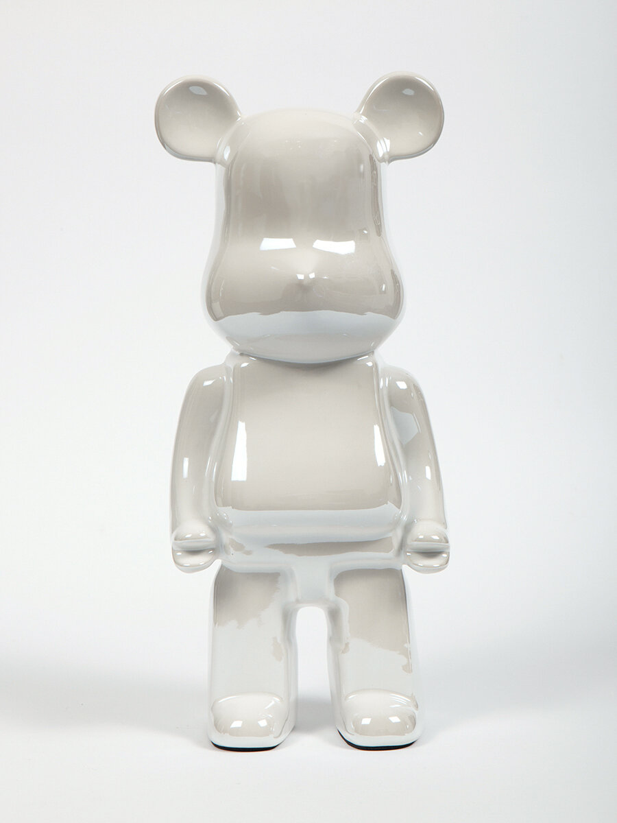 Копилка настольная IsmatDecor "Аниме", керамическая, в японском стиле, высота 35см, белая — фото 1