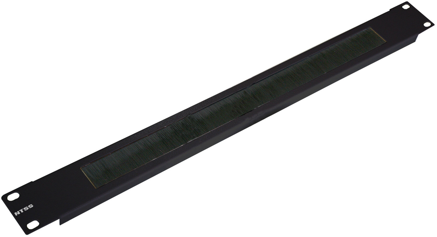 фото Кабельный органайзер Горизонтальный NTSS NTSS-BO-1U-BL односторонний щетки 1U шир:19"