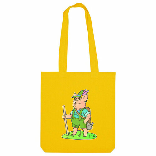 фото Сумка шоппер us basic, желтый