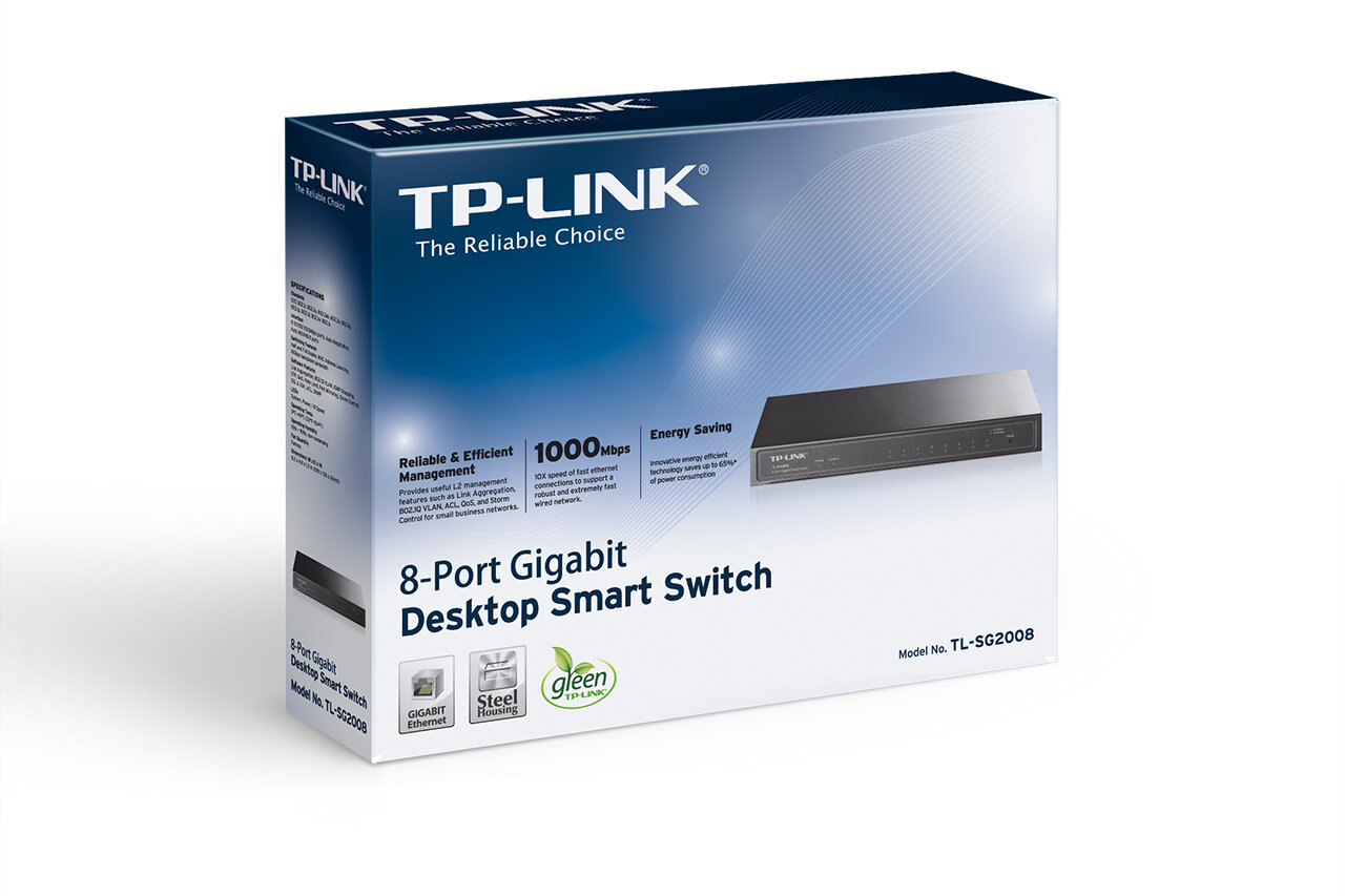 Коммутатор TP-Link TL-SG2008 - фото №4