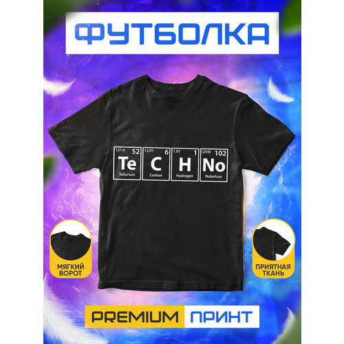 фото Футболка, размер m, черный без бренда