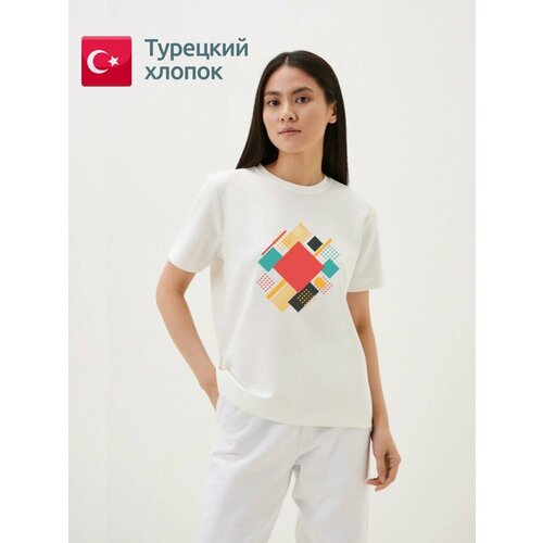 фото Футболка размер s, белый, красный n.k