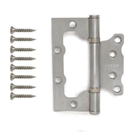 фото Петля накладная Apecs 100*75*2,5-B2-Steel-NIS ( 2шт )