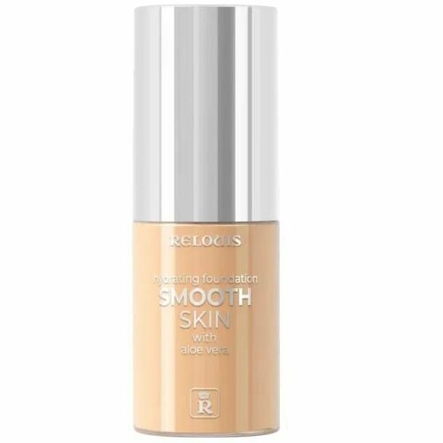 Relouis Крем тональный увлажняющий Smooth Skin с алоэ вера, тон 03 золотистый бежевый