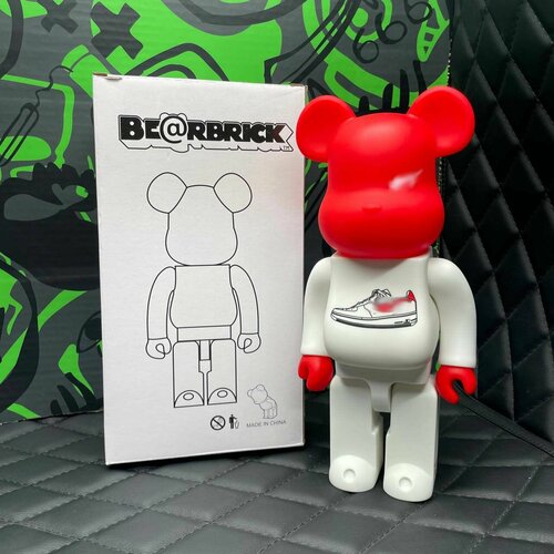 Игрушка медведь Bearbrick Air Красный 28см