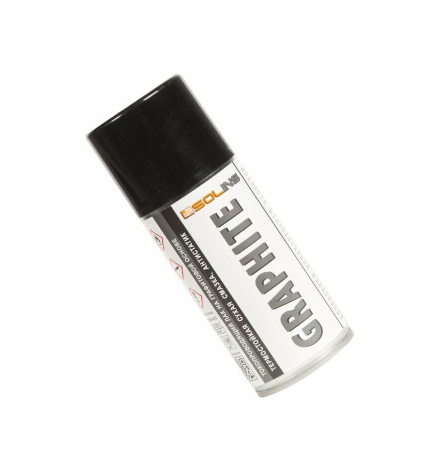 фото Токопроводящий лак на графитовой основе Graphite Solins объем 200 мл, спрей