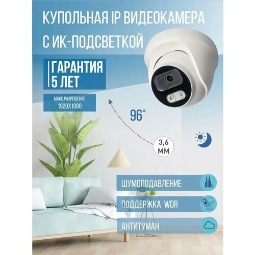 Купольная IP видеокамера IPTRONIC IPT-IPL1081DM36P 824000₽