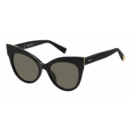 Солнцезащитные очки Max Mara, синий, черный солнцезащитные очки maxmara mm shine iifs