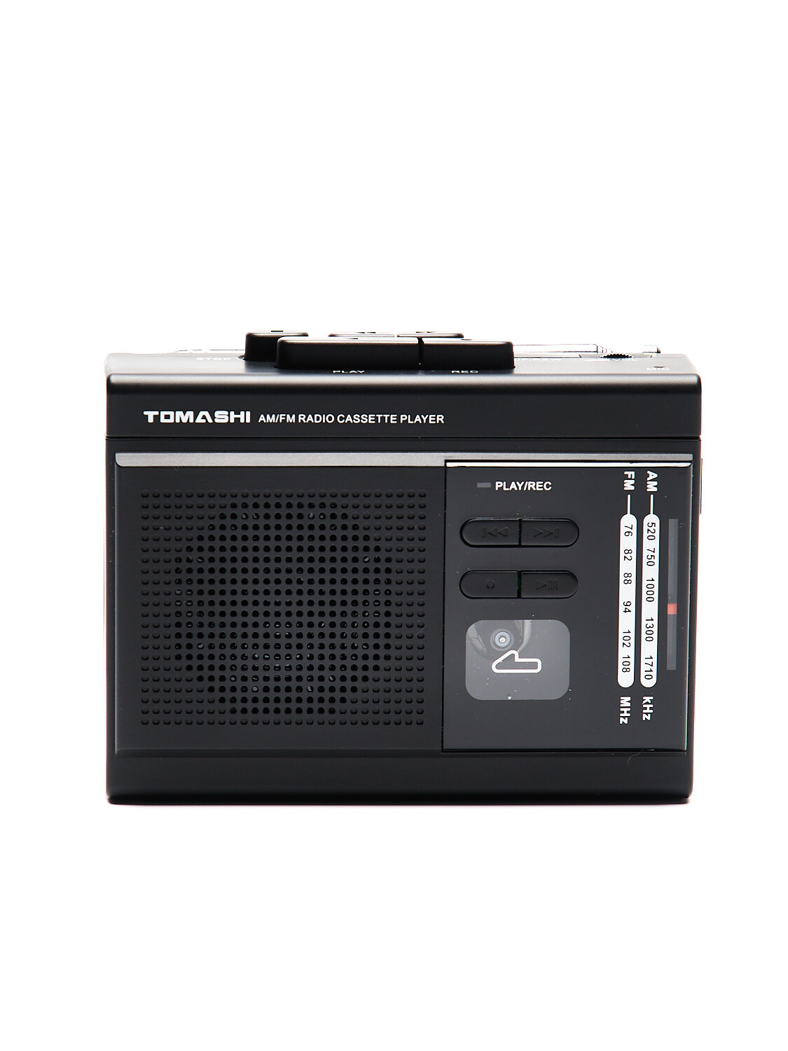 Кассетный плеер-диктофон с AM/FM радио и поддержкой microSD Тomashi F-315A
