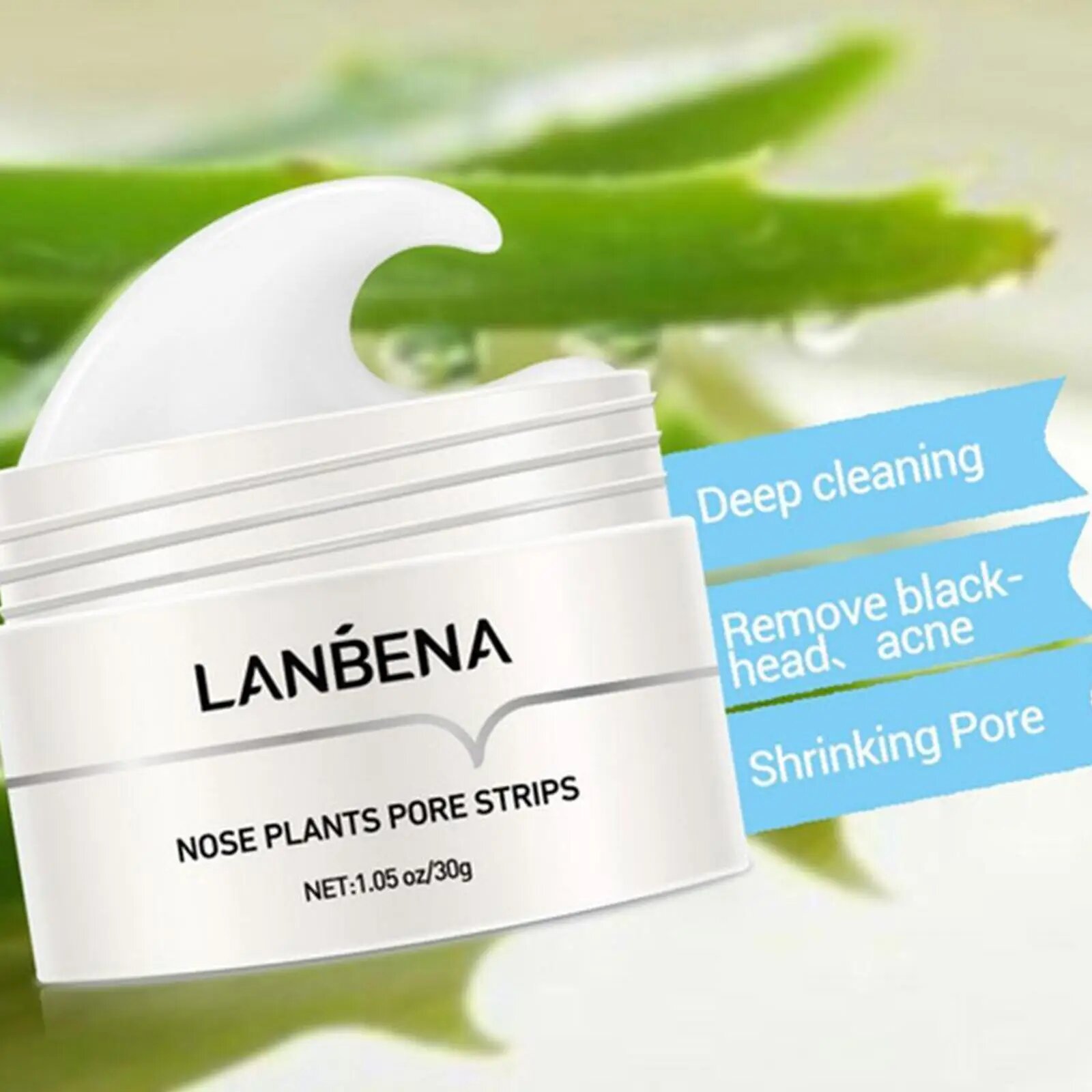 Очищающая маска для лица Lanbena Nose Plants Pore Strips