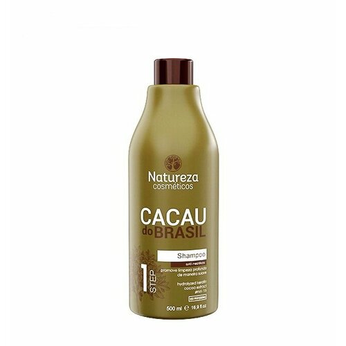 Шампунь для глубокой очистки NATUREZA Cacau do Brasil 500 мл набор кератина keratin research gold label standart для кератинового выпрямления волос