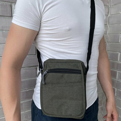 фото Сумка мессенджер , хаки нет бренда