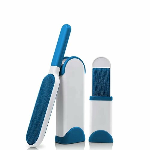 Самоочищающаяся щетка для удаления шерсти кошек и собак домашних животных с мебели ковров для сбора волос при чистке одежды многоразовая 440₽