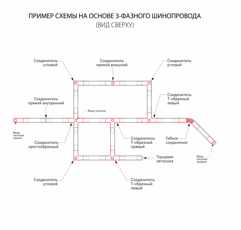 Шинопровод встраиваемый Elektrostandard TRL-1-3-200-WH 4690389112645 - фото №9