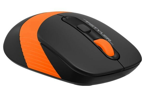 Мышь A4Tech Fstyler FG 10 черный/оранжевый