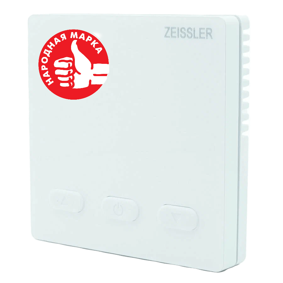 фото Термостат комнатный с дисплеем 220В/16А, Zeissler, M9.616 Цифровой LCD экран