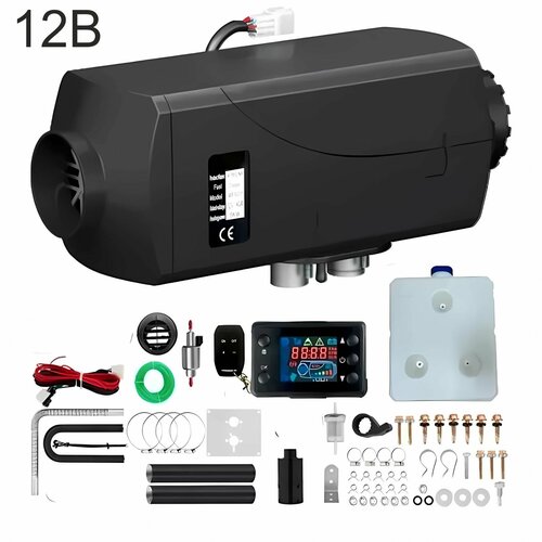 Автономный воздушный дизельный отопитель/ Сухой фен 12В 5кВт с дистанционным запуском