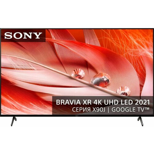 75 Телевизор Sony 30, 4K Ultra HD, черный, смарт ТВ, Google TV new digital universal tv controller driver v56 v59 led lcd tv driver board dvb t2 7 key switch ir 4 lamp inverter lvds kit 3663