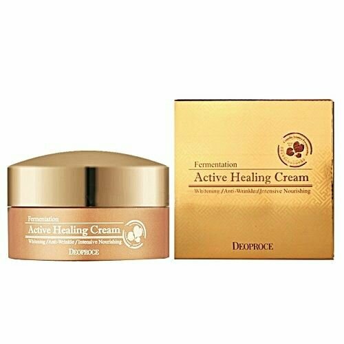 Deoproce Крем для лица питательный кислородный FERMENTATION ACTIVE HEALING CREAM, 100г