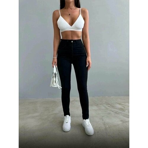 фото Джинсы denim, размер 30, черный