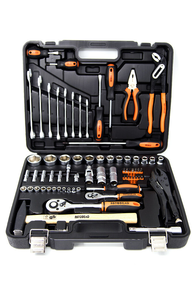 Набор инструментов 72 пр. 1/2 DR 1/4 DR АвтоDело — фото 1