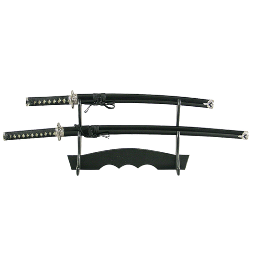 Набор самурайских мечей, 2 шт. Ножны черные