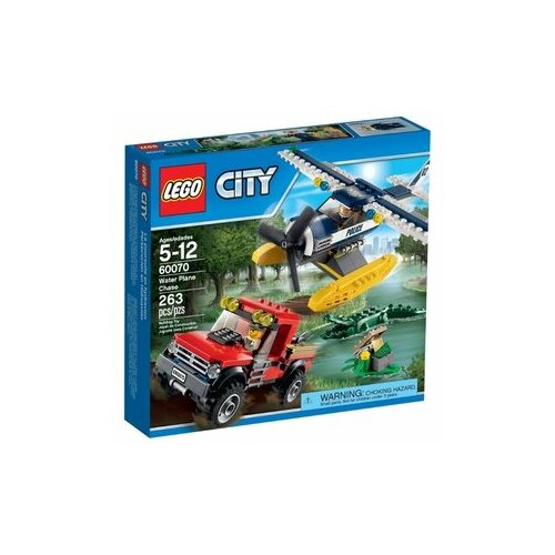 Конструктор LEGO City 60070 Преследование на гидроплане конструктор lego city space port 60351 космодром