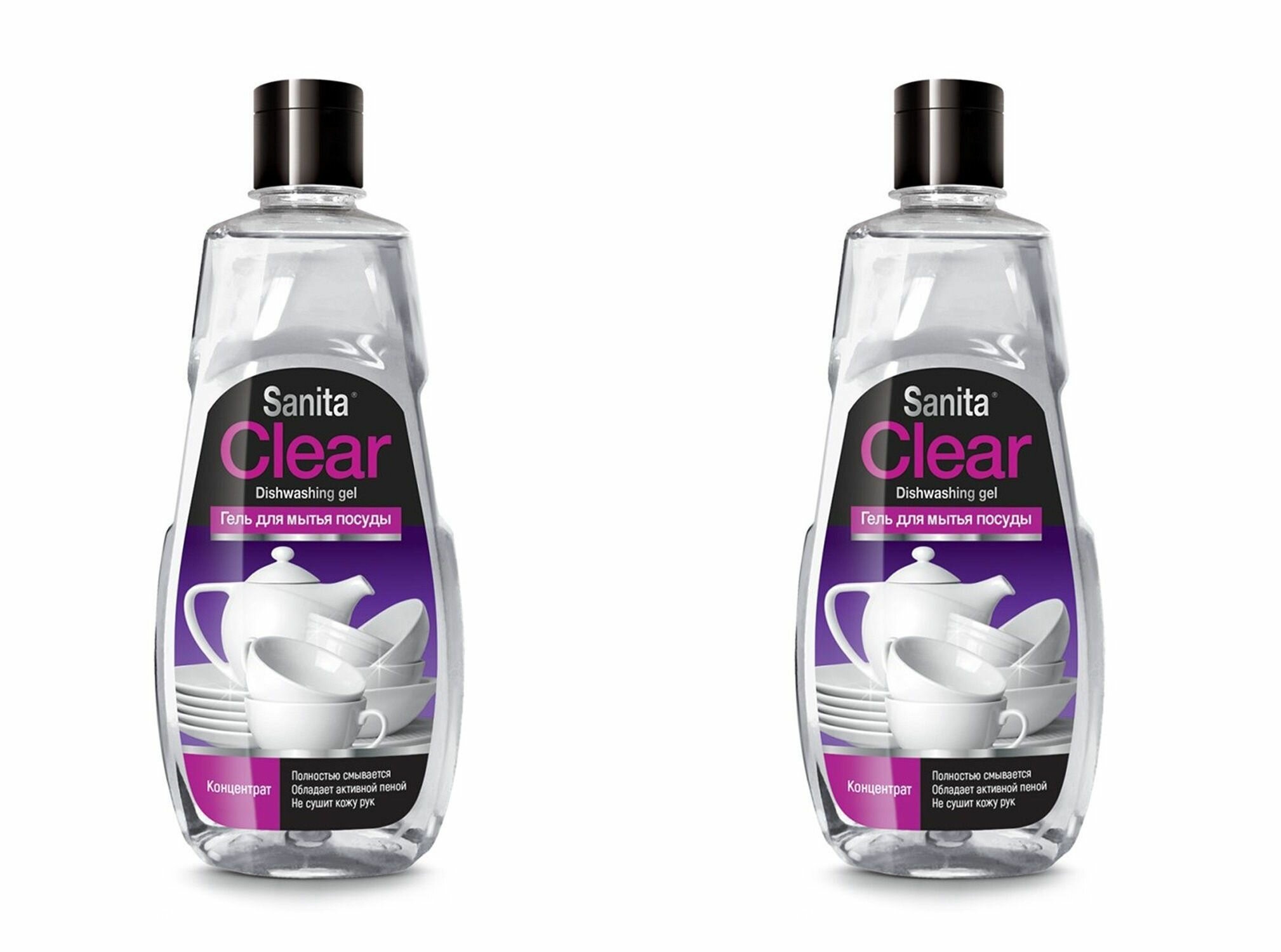 Sanita Средство для мытья посуды Clear, 510 г, 2 шт