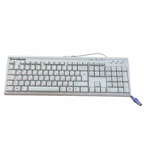 Клавиатура Kraftway KB-9810, белый