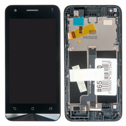 Дисплей в сборе с тачскрином и передней панелью для Asus ZenFone Go ZC451CG, оригинал