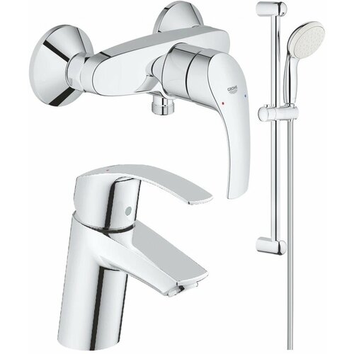 Комплект смесителей Grohe Eurosmart New 33555002 + 32467002 + 27853001