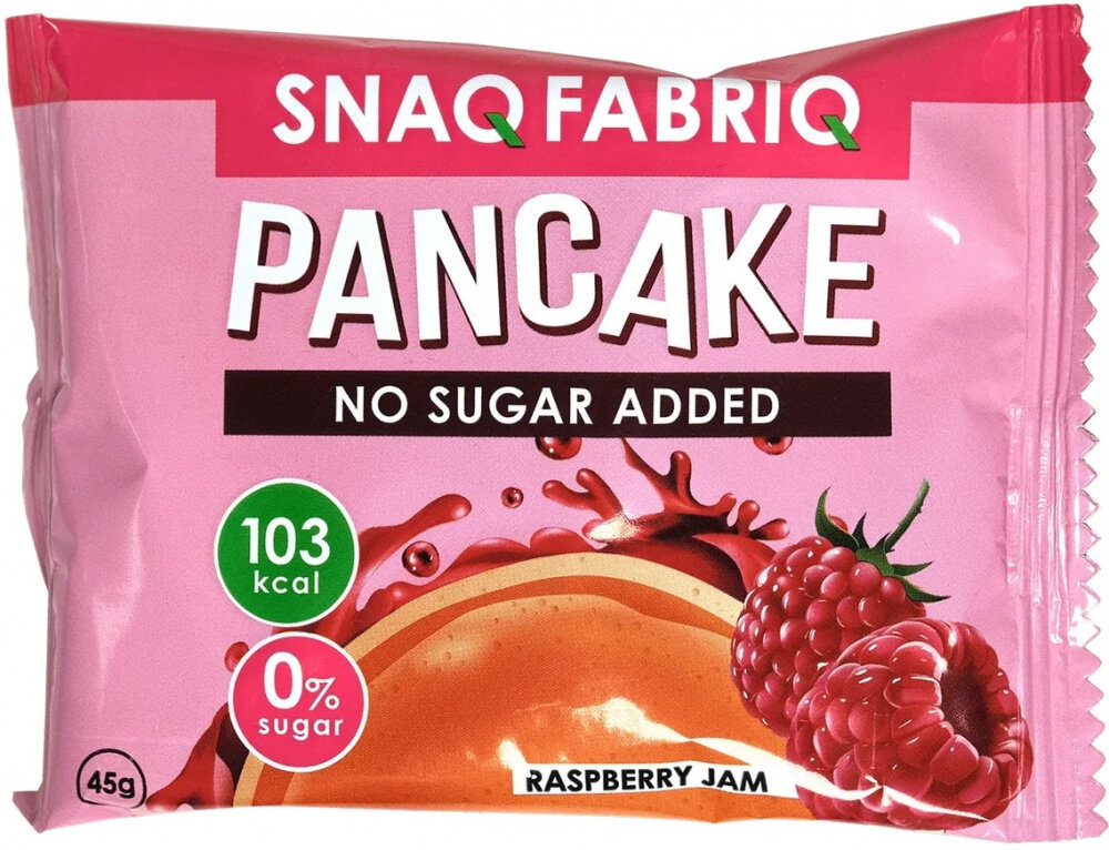Протеиновое печенье Snaq Fabriq Pancake (45 г) Малиновый джем