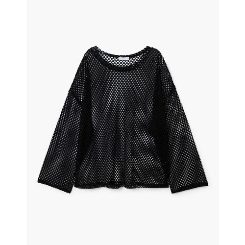 фото Лонгслив gloria jeans, размер xxs/158-xl/170, черный