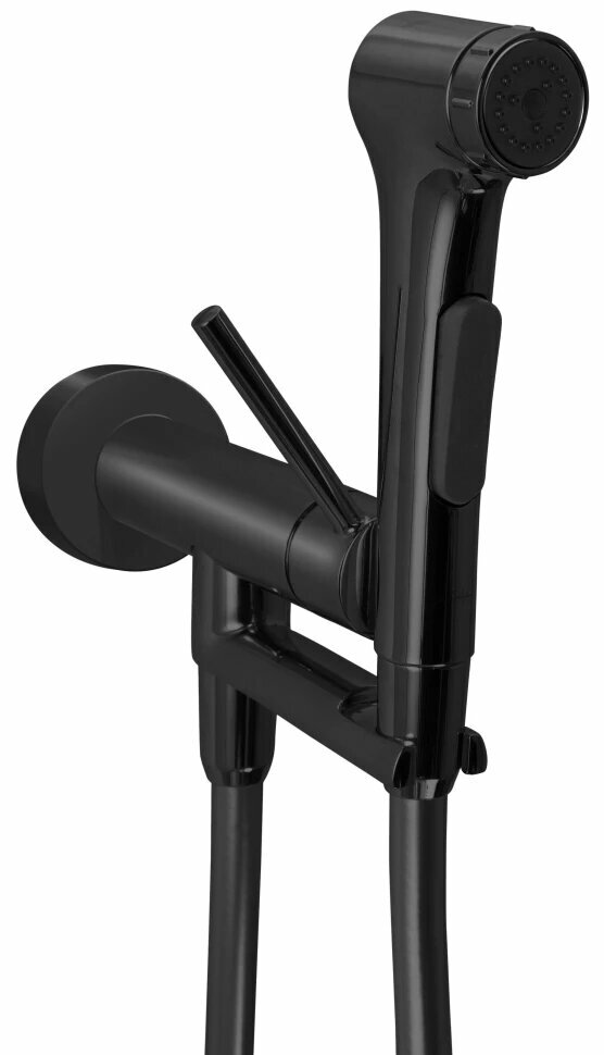 Гигиенический душ Jacob Delafon Elate E28317-BL со смесителем черный матовый