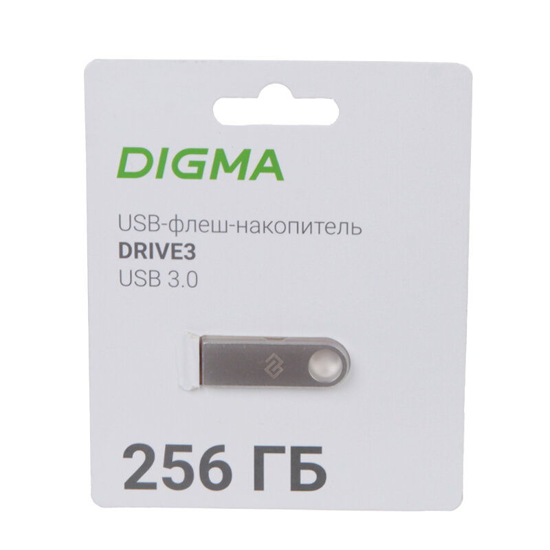 USB Flash Drive 256Gb - Digma Drive3 Silver DGFUL256A30SR