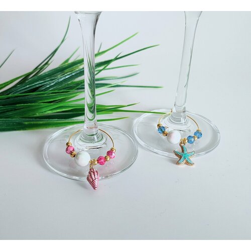 Маркеры для бокалов Морские 1 2 шт 555₽