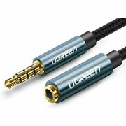 Удлинитель кабеля UGREEN AV118 (40673) 3.5mm Male to 3.5mm Female Extension Cable. Длина: 1м. Цвет: