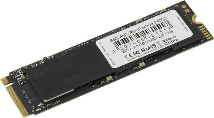 SSD накопитель AMD Radeon 240Гб, M.2 2280, SATA III - фото №13