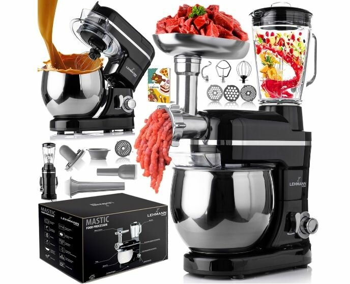 фото Планетарный кухонный комбайн Lehmann Mastic 3000 Вт, черный