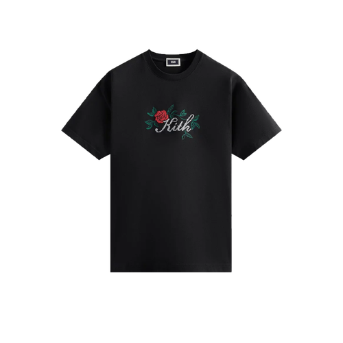 фото Футболка kith script needlepoint, размер l, черный