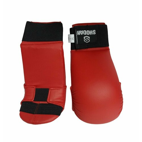 фото Накладки на руки для карате фкр / 100 shodan - размер l (15+) / красные family joys