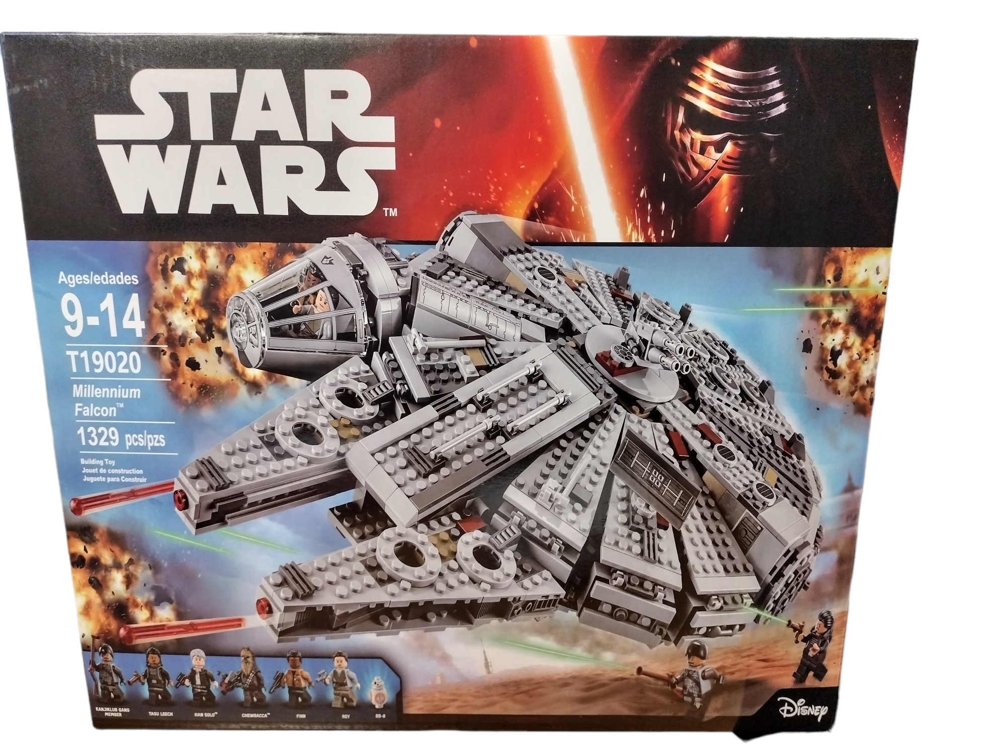 Конструктор-Star-Wars-T19020-Millenium-Falcon-1329-деталей