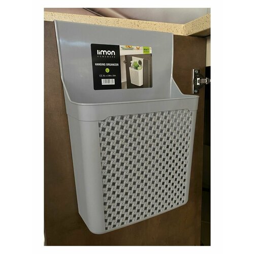 Органайзер дверной подвесной для кухни серый 878₽