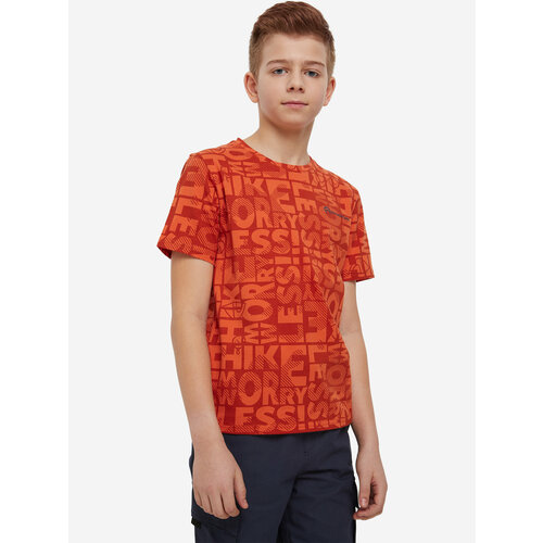 Футболка OUTVENTURE, размер 158-164, оранжевый футболка outventure размер 158 164 фиолетовый
