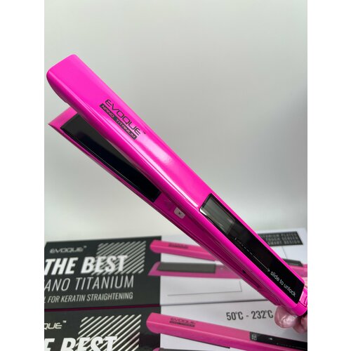 Утюжок EVOQUE выпрямитель с узкими пластинами TouchScreen Nano Titanium Wide пурпурный 458000₽