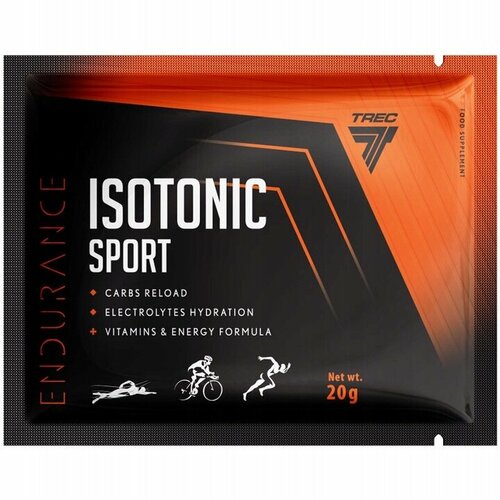 TREC Endurance Isotonic Sport, Изотоник 20г (апельсин) комплекс витаминов парафарм l карнозин d рибоза l карнитин глутамин витамин в4 таурин в капсулах 423 гр