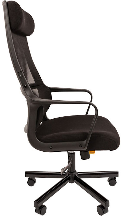 Компьютерное кресло Chairman 590 для руководителя, обивка: сетка/текстиль, цвет: черный - фото №8
